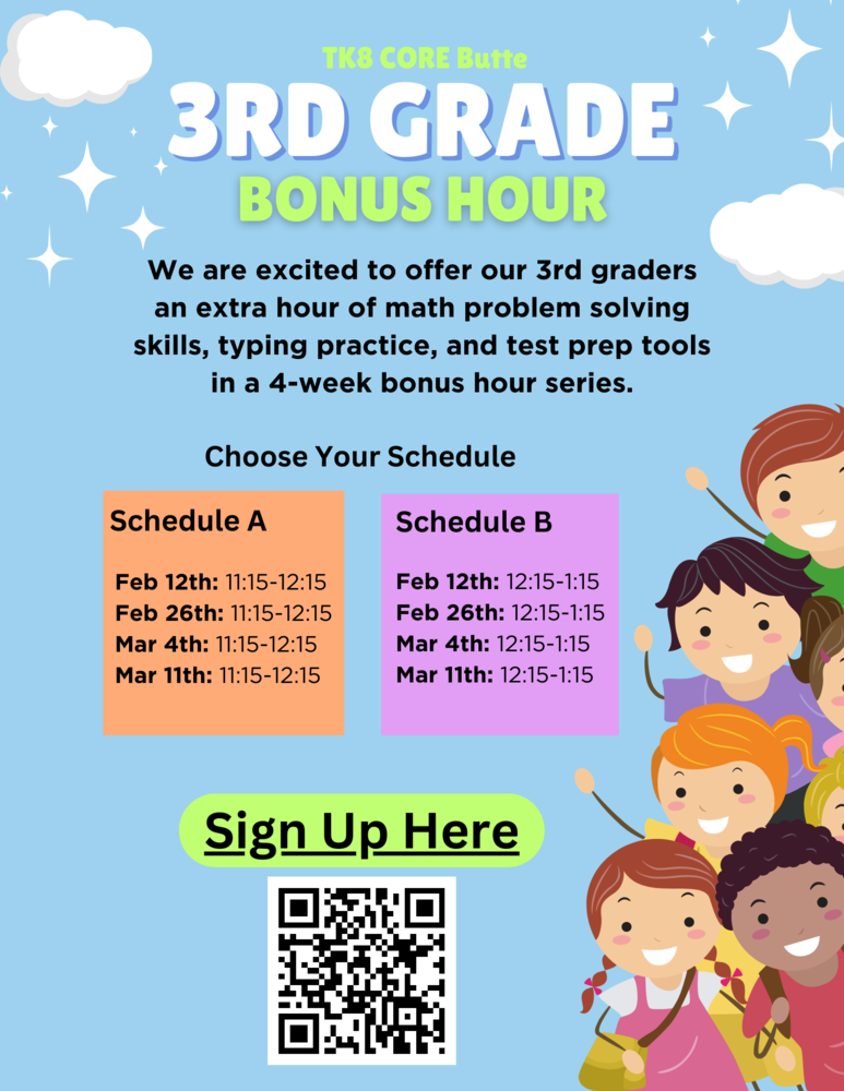3rd Grade Bonus Hour Series