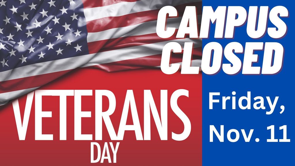 veterans day campus closed